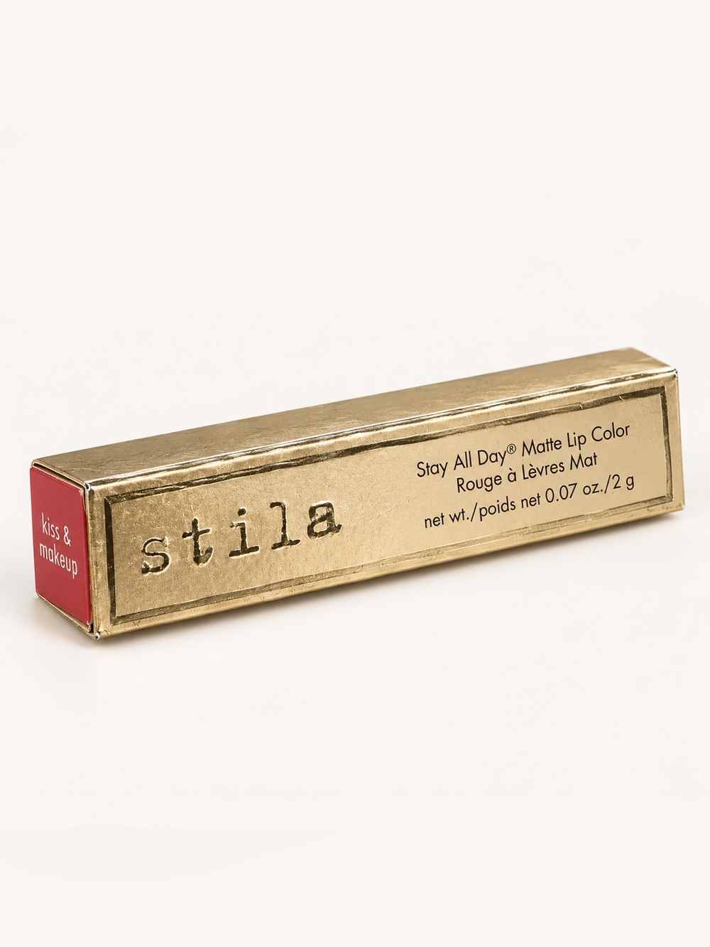 stila Stay All Day Matte Lip Color Kiss & Makeup Warm Rose | New in Box